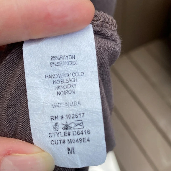 🌸 Soprano jersey swing dress with front ruching in brown size medium - Picture 9 of 10